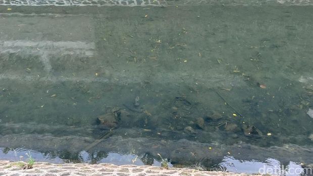 Kondisi Terkini Kali Depan Plaza Indonesia