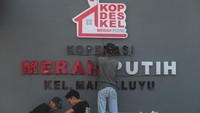 Sebagian area pasar yang sebelumnya terbengkalai dialihfungsikan menjadi gerai dan gudang koperasi untuk mengoptimalkan pemanfaatan aset. ANTARA FOTO/Anis Efizudin