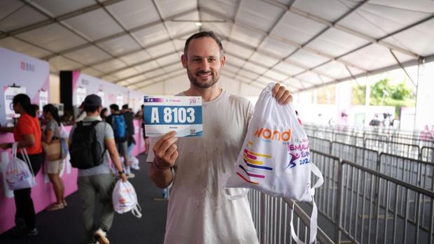 Peserta Kemala Run di Bali