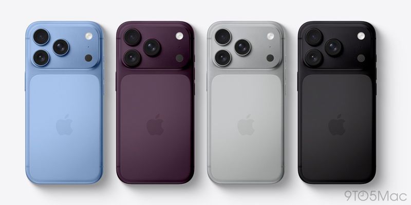 Pilihan warna baru iPhone 18 Pro