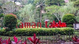 Taman Tabebuya Jadi Ruang Santai di Tengah Kota
