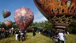 Atraksi Balon Udara Ramaikan Wisata Lereng Merapi