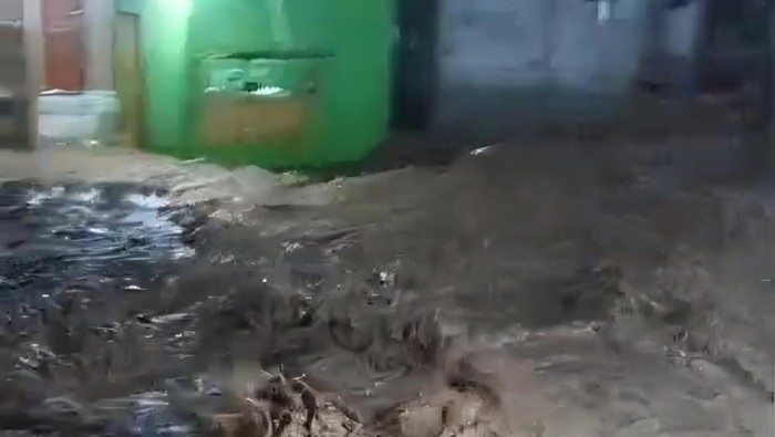 Banjir di Cugudeg Bogor. (Dok. ist)