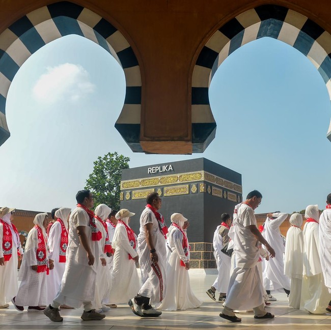 Calon Haji Perdalam Rukun Ibadah Lewat Simulasi Manasik