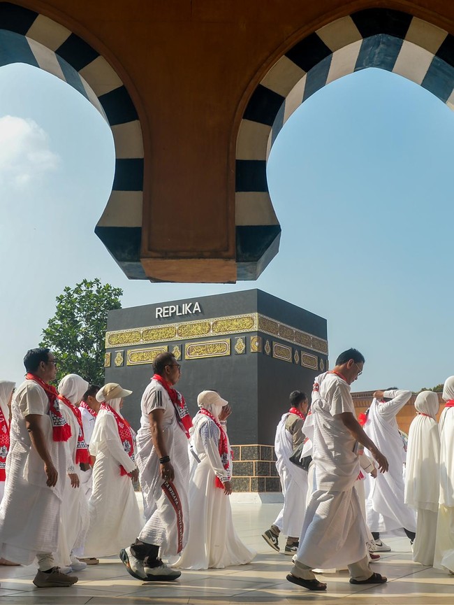 Calon Haji Perdalam Rukun Ibadah Lewat Simulasi Manasik