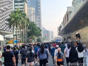 Ramainya CFD Bundaran HI Pagi Ini, Warga Makin Antusias Berolahraga