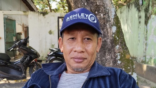 Eks Ketua DPC Hanura Kota Bima, Mohammad Casman, yang beralih ke PSI. (Rafiin/detikBali)