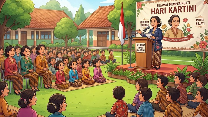 Ilustrasi Hari Kartini 2026