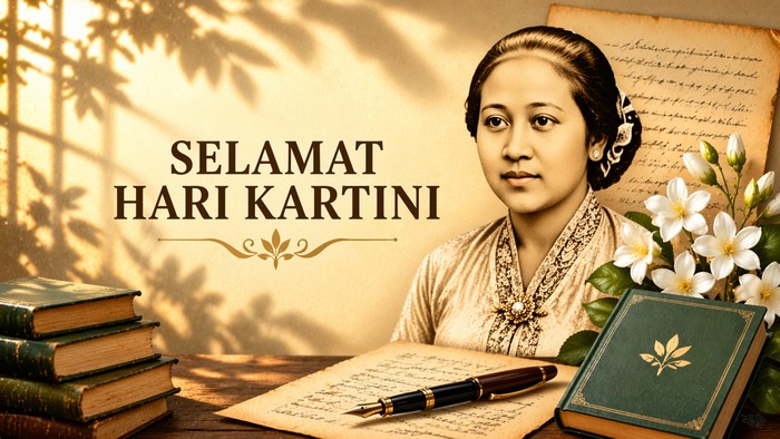 Ilustrasi selamat hari Kartini.