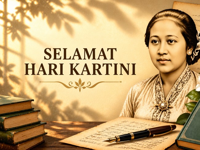 Ilustrasi selamat hari Kartini.