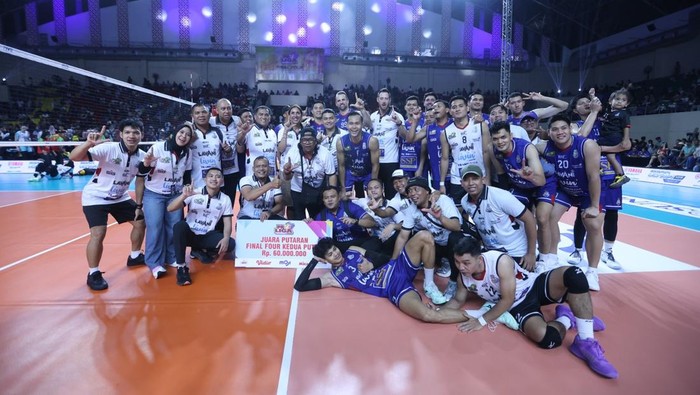 Jakarta LavAni Livin Transmedia tampil sebagai juara putaran kedua Final Four Proliga 2026 di GOR Jatidiri Semarang, Minggu (19/4/2026).