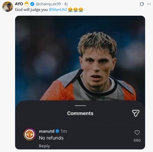 Meme MU Bikin Chelsea Merana, Garnacho Jadi Bahan Sindiran Netizen