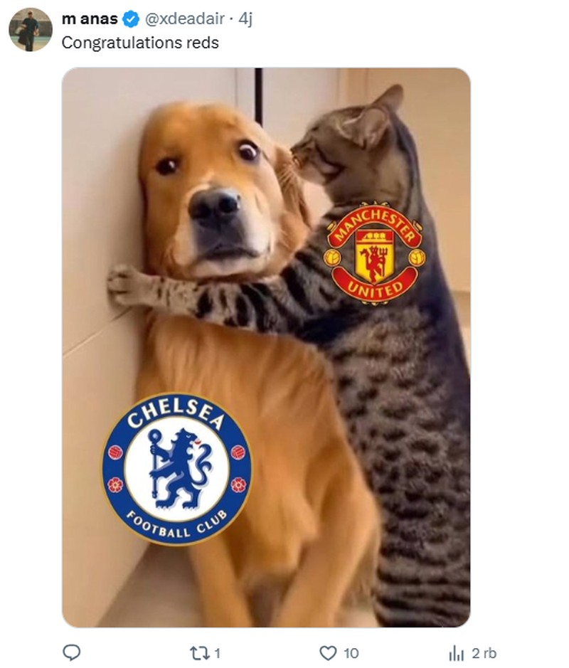 Meme Chelsea vs Man United
