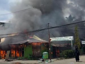 Ponpes Hidayatullah Mamuju Terbakar Diduga Dipicu Korsleting Listrik