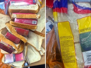 Modus Nyeleneh! Pria Ini Sembunyikan Rokok di Roti, Langsung Diciduk Petugas