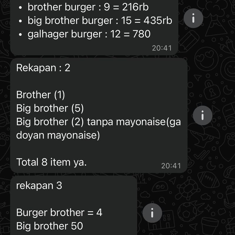 wanita buka jastip Aldi's Burger
