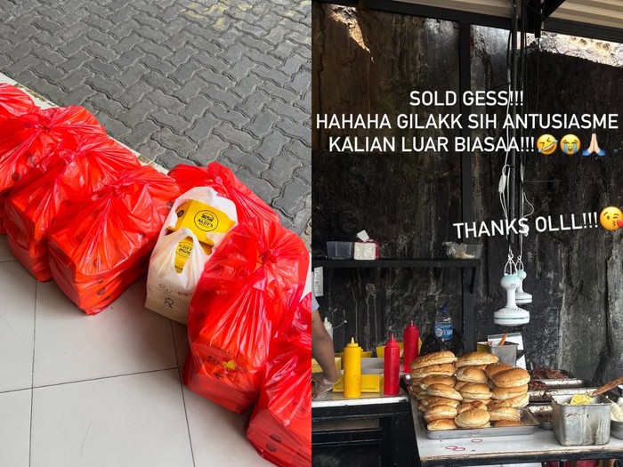 wanita buka jastip Aldis Burger