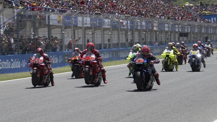 Start MotoGP Spanyol 2025.