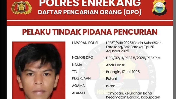 Abdul Basri masuk DPO usai jual rumah orang tanpa izin di Enrekang.