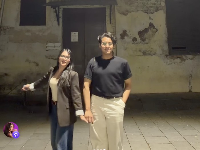 Kebersamaan Ardhito Pramono dan Davina Karamoy.