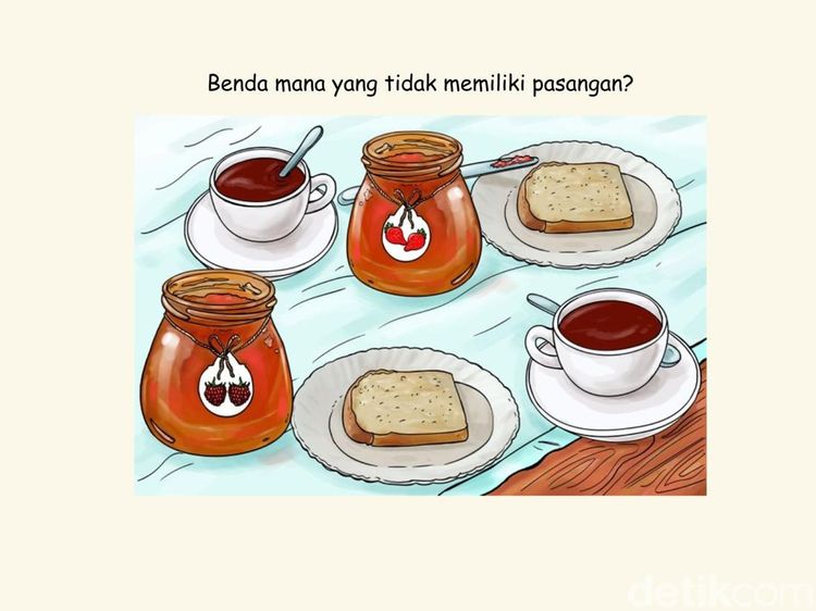 Picingkan Mata! Tak Banyak yang Bisa Temukan Pasangan Benda dalam Teka-teki Ini