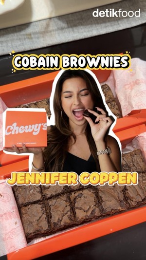 Video: Cicip Brownies Viral Jualan Jennifer Coppen, Gimana Ya Rasanya?