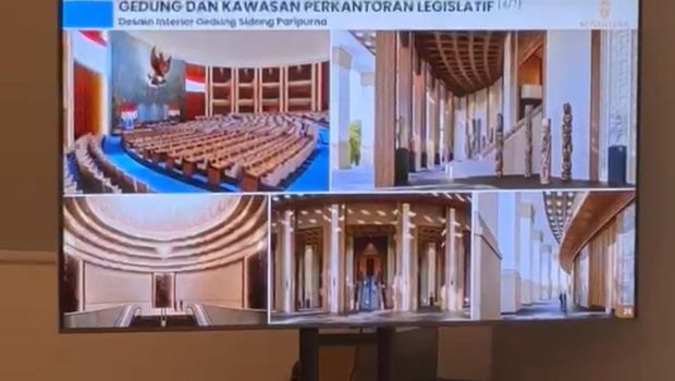Desain pembangunan gedung legislatif di IKN