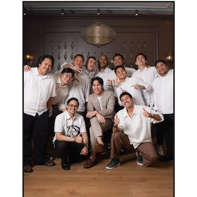 EL Rumi Makan Malam Bareng Groomsmen Jelang Nikah, Ucapkan Ini