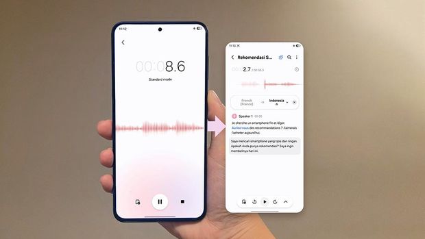 Fitur Voice Transcription di Galaxy A57 dan A37