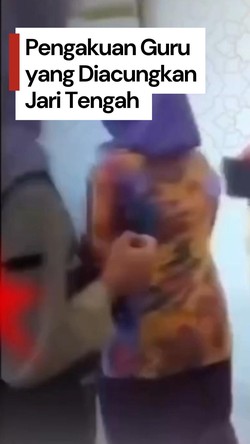 Video Pengakuan Guru yang Diacungkan Jari Tengah oleh Siswanya 