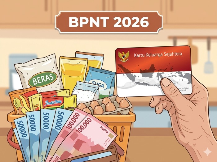 Ilustrasi Penyaluran Bansos BPNT 2026