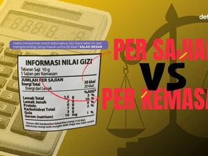 Infografis: Salah Baca Berujung Gendut, Waspadai Jebakan Takaran Saji di Label Nutrisi