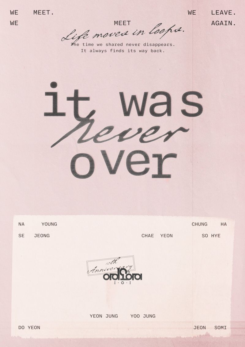 Poster comeback 2026 I.O.I.