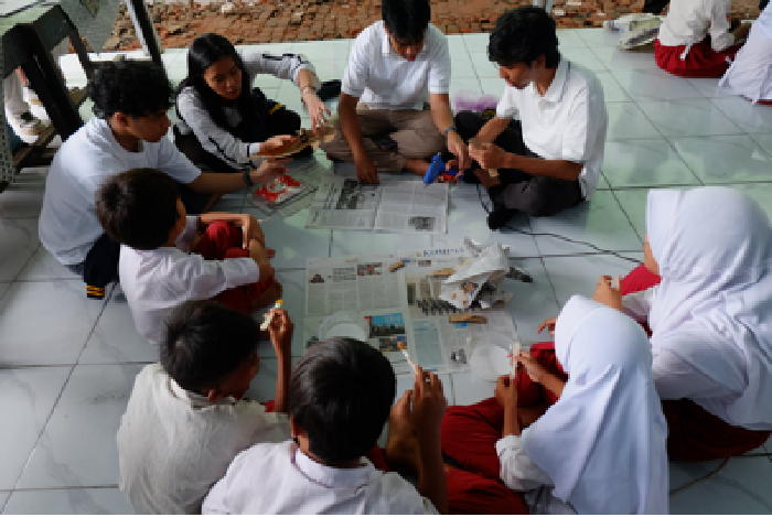 Kanopi FEB UI gelar Shark Conservation Workshop di SDN 3 Tanjung Luar, Lombok, NTB.