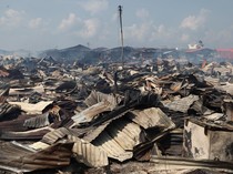 1.000 Rumah Apung di Sabah Ludes Terbakar