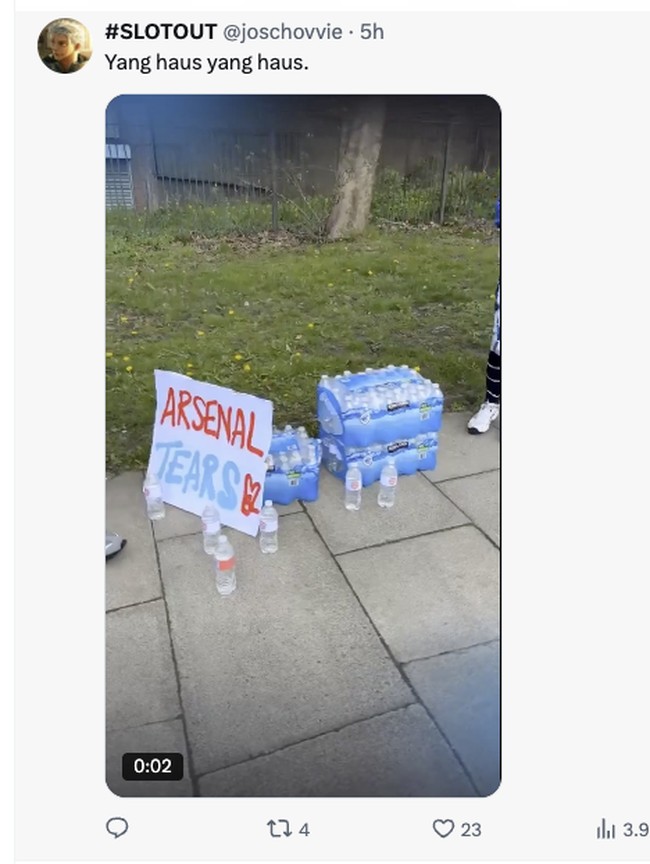 Meme Menohok! Air Mata Arsenal Jadi Minuman Usai Kalah dari City