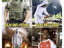 Meme Menohok! Air Mata Arsenal Jadi Minuman Usai Kalah dari City