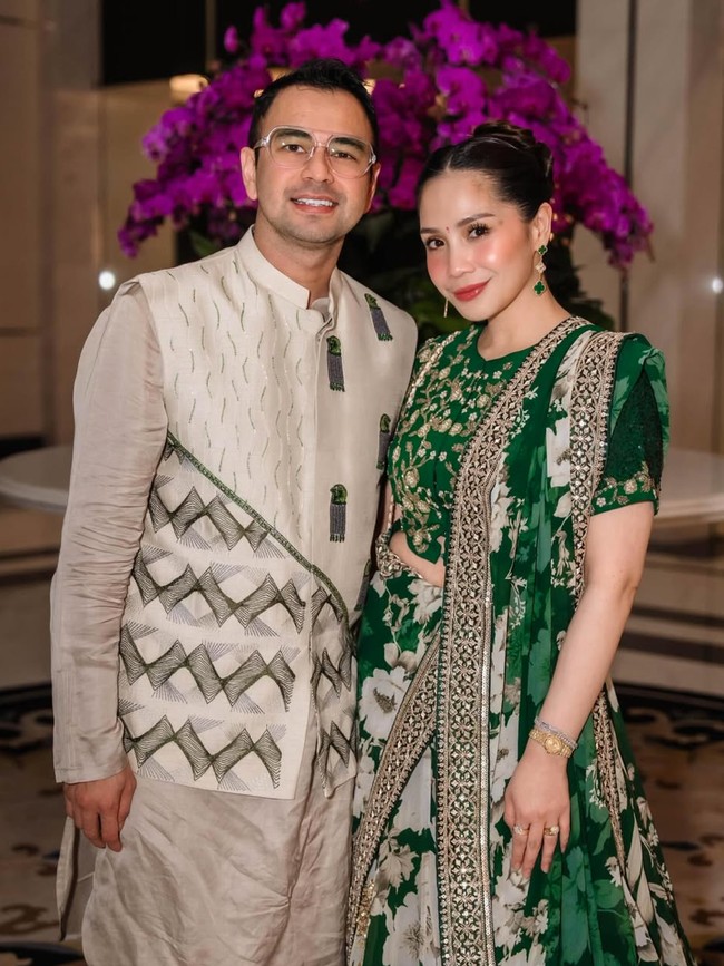 Pesona Nagita Slavina Tampil Bak Wanita India Pakai Lehenga, Memukau!