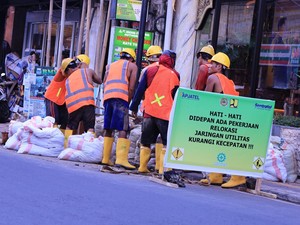 Demi Estetika, Kabel Telekomunikasi di Ubud Ditanam ke Bawah Tanah