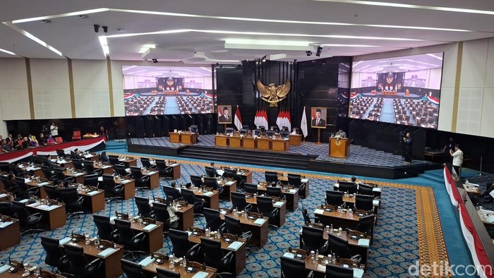 Rapat Paripurna DPRD DKI Jakarta. (Brigitta/detikcom)
