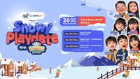 Snowy Playdate Seru Bareng Kidos Band di Trans Snow World Bintaro
