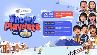 Snowy Playdate Seru Bareng Kidos Band di Trans Snow World Bintaro