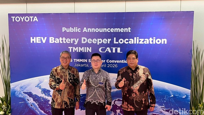 Toyota Gandeng CATL Produksi Baterai Mobil Hybrid di Indonesia