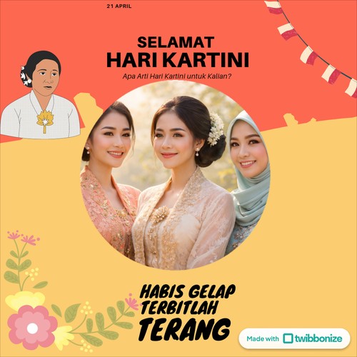 Twibbon Hari Kartini 2026.