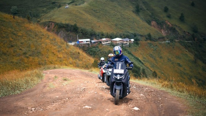 Yamaha Nmax Turbo dalam agenda Maxi Tour Boemi Nusantara