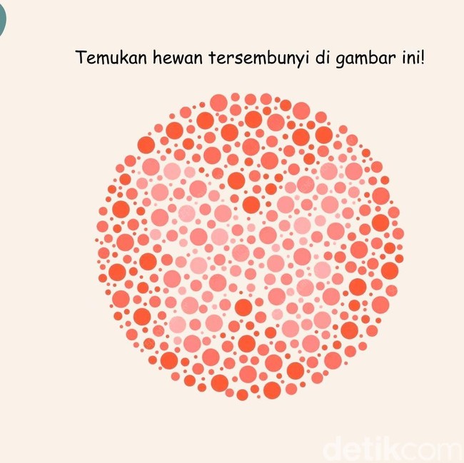 Tes Buta Warna Ini Bikin Mata Terkecoh, Bisa Tebak Apa Hewannya?