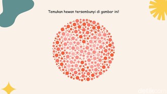Tes Buta Warna Ini Bikin Mata 'Terkecoh', Bisa Tebak Apa Hewannya?