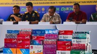 Kanwil Bea Cukai Banten memusnahkan barang hasil penindakan kepabeanan dan cukai di wilayah Banten. Pemusnahan barang berlangsung di Kecamatan Pagedangan, Kabupaten Tangerang, Selasa (21/4/2026).   