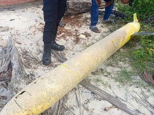Benda Mirip Torpedo Ditemukan Warga di Sumenep, Begini Penampakannya