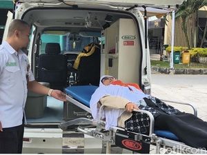 CJH Lombok Timur Dilarikan ke RS Saat Tiba di Asrama, Mataram Kategori Risti